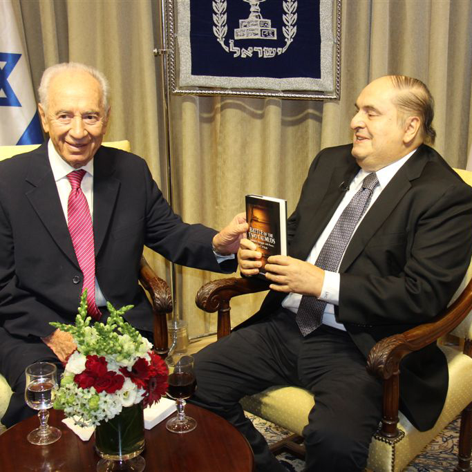 2012.09 Charney and Shimon Peres 