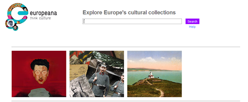 אתר Europeana  