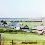 Bridge across the Berezina River, near the city of Borisov