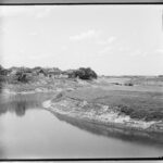 Drissa River. Confluence with the Western Dvina. [Drissa]-b&w