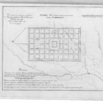 Plan, City Klimovichi, Mogilev Region, Governorate, Russian Empire, 1839