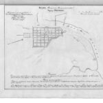 Plan, City Rogachev, Mogilev Region, Governorate, Russian Empire, 1839