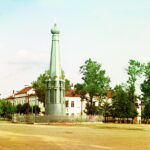 Polotsk. Monument to the War of 1812, on the square near Nikolaevskii Cathedral