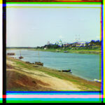 Polotsk. Nikolaevskii Cathedral from the left bank of the Western Dvina