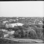 Vitebsk. General view of the southern part of the city - b&w